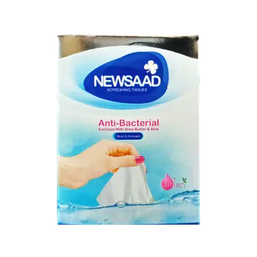 دستمال مرطوب آنتی باکتریال 10 ساشه ای نیوساد